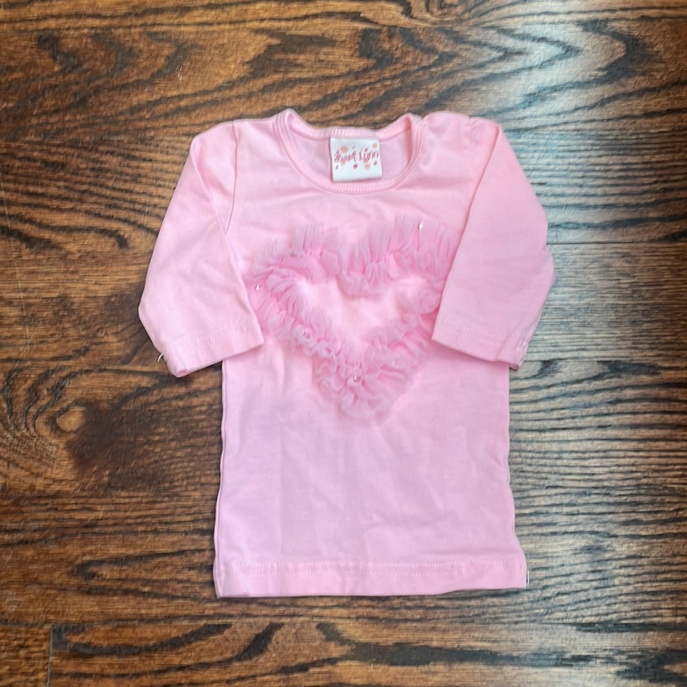 ๐Bari Lynn, Pink Heart Shirt, 6-12 months (74)๐ - Picture 2 of 6